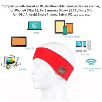 Recent Bluetooth MP3 Bentita Pavilioane Wireless Căști Căști Stereo Muzică Sudoare Trupa pentru Sporturi în aer liber