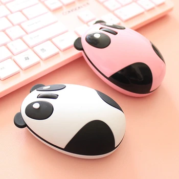 Rechargeable Gaming Mouse Desene animate Drăguț 2.4 Ghz Wireless Optical Mouse-ul Panda Design Soareci de Calculator 3D Mini Birou Mouse-ul Pentru Laptop