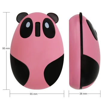 Rechargeable Gaming Mouse Desene animate Drăguț 2.4 Ghz Wireless Optical Mouse-ul Panda Design Soareci de Calculator 3D Mini Birou Mouse-ul Pentru Laptop