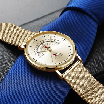 RECOMPENSA Ceas Barbati 2020 Moda Top Brand de Lux Ceasuri de Aur pentru Bărbați Impermeabil Ceas de Afaceri de sex Masculin Ceasuri Reloj Hombre