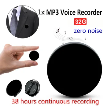 Recorder de voce HD Profesionale de Reducere a Zgomotului HIFI MP3 Player Digital Audio Recorder 68H de Așteptare