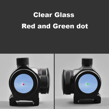 Red Dot Domenii Vedere 20mm Muntele Pistol de Aplicare Optica Riflex Vânătoare Riflescopes Red Dot Airsoft Arme cu Aer Domenii Holografic Vedere
