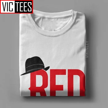 Red Reddington Lista Neagră Barbati Tricou Raymond Tv Pălărie Fanilor Infracțiune Penală Tricou Bumbac Gros