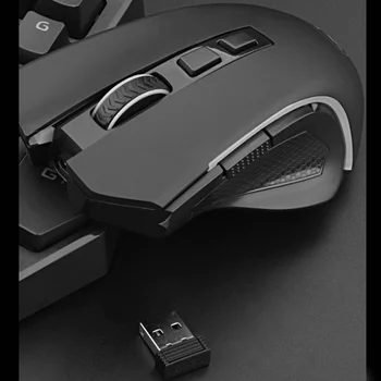 Redragon M602KS Wireless Mouse 8000 DPI, iluminare fundal cu LED Joc MMO 7 Butoane Programabile Înregistrare Macro cu Butoane Laterale Pentru Gamer