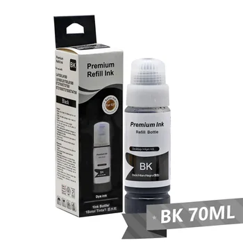 Refill Cerneala Dye compatibil pentru Epson EcoTank L6170 L6160 L6190 L4150 L4160 L3150 L3110 Cerneală de Imprimantă Serie EcoTank Sticlele de Cerneală