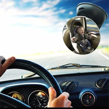 Reglabil Car Baby Oglinda Auto Bancheta din Spate Vedere de Siguranță Spate Interior Copii de Siguranță pentru Copii Scaune Oglinda 85mm