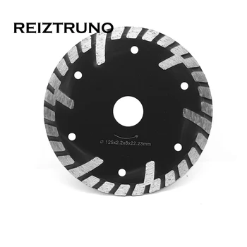 REIZTRUNO 125mm pânză de Ferăstrău Circular de 5 inch Y-segmentate disc de tăiere pentru beton gresie granit instrumente de tăiere cu protecție