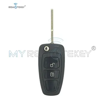 Remtekey 5WK50165 2 buton 434mhz Pliere cheie FSK 4D63 chip HU101 lama pentru Ford Ranger 2011 2012 2013
