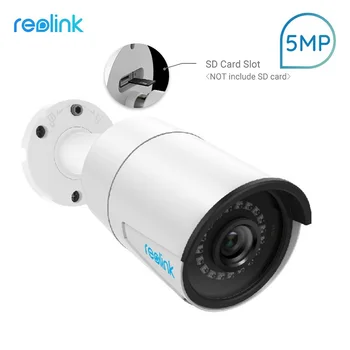 Reolink RLC-410 PoE IP Camera 5MP HD Piscină de Interior Impermeabil Infraroșu Viziune de Noapte Camera de Supraveghere Video de Securitate