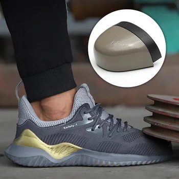 Respirabil Lumina De Lucru Adidași Confort Bărbați Pantofi Puncție-Dovada Siguranță Pantofi Barbati Outdoor Pantofi De Lucru Indestructibil Încălțăminte 2020