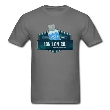 Retro Design T-shirt Pentru Bărbați Lon Lon Co. Tricou Compania Tipărite Legend Of Zelda Tesatura De Bumbac Tineri Tricou Slim Fit Tee-Shirt
