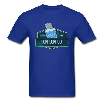 Retro Design T-shirt Pentru Bărbați Lon Lon Co. Tricou Compania Tipărite Legend Of Zelda Tesatura De Bumbac Tineri Tricou Slim Fit Tee-Shirt