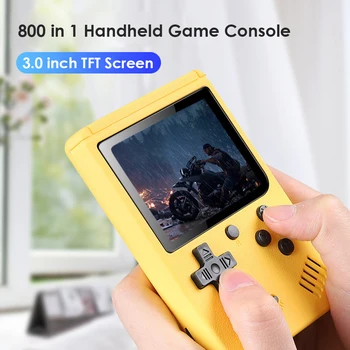 Retro Joc Video Consola LCD Jucător pentru Copii Built-in de 800 de Jocuri Portabil Mini Handheld Consola de jocuri Video
