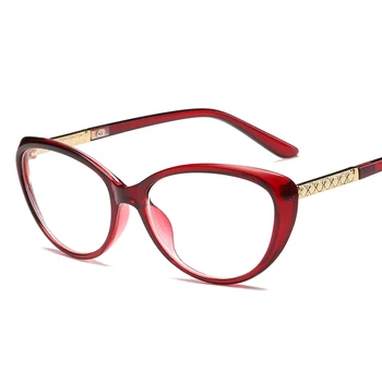 Retro Ochi de Pisică Optice, ochelari de vedere Femei, Bărbați Vintage Retro Transparent Clar Lentile de Ochelari de Calculator Cadru Oculos