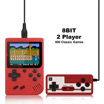 Retro Portabil Mini Handheld Consola de jocuri 1020mAh Baterie 3.0 Inch Color LCD Color Copii Joc de Jucător Built-in de 400 de Jocuri