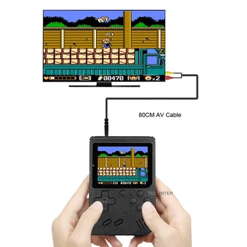 Retro Portabil Mini Handheld Consola de jocuri 1020mAh Baterie 3.0 Inch Color LCD Color Copii Joc de Jucător Built-in de 400 de Jocuri