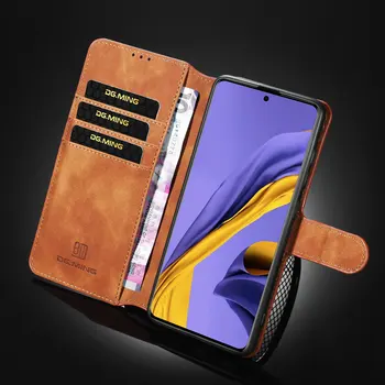Retro Portofel din Piele Slot pentru Card pentru Samsung A31 Caz 360 de Protectie Flip Cover pentru Samsung Galaxy A31 31 Telefon Caz rezistent la Socuri