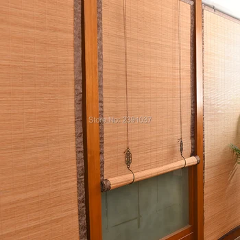 Retro stil Thailandez Casa de Ceai Chinezesc cortina de bambus jaluzele 2 buc cârlige de Cupru fereastra jaluzele pentru interior decor
