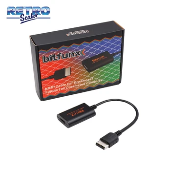 RetroScaler compatibil HDMI Convertor Adaptor pentru Console Sega Dreamcast HDMI/HD-Link Cablu