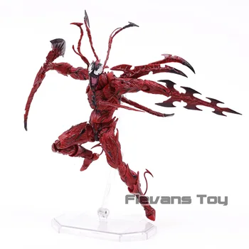 Revoltech Serie NR.008 Carnage The Amazing Spider Man Cletus Kasady PVC figurina de Colectie Model de Jucărie