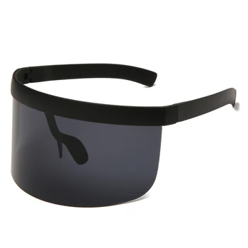 Rexxar 2020 Noua Moda ochelari de Soare Femei Barbati Design de Brand de Ochelari de soare Ochelari de Soare Cadru Mare Shield Vizieră de Oameni Windproof UV400 Ochelari