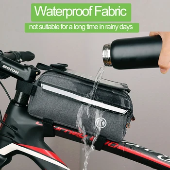 Rezistent la apa de Biciclete de Top Tub Sac de Munte Mtb Fața Sac de 6.0 inch Telefon Mobil Caz de Cadru de Biciclete Triunghi Geanta Accesorii Ciclism