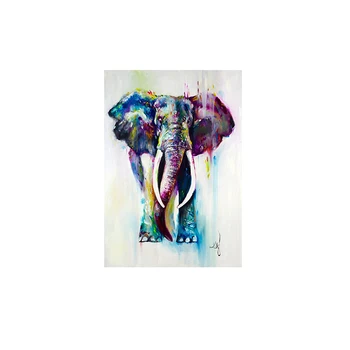Rezumat Animale De Ulei Pictura Graffiti Elephatns Postere Si Printuri Decor Perete Living Panza Pictura Acasă Postere