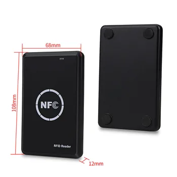 RFID, NFC Duplicator ID/IC Card Reader Writer Criptate Decodor USB Copiator cu 125KHz/13.56 MHz Dual Frecvență Scriere brelocuri
