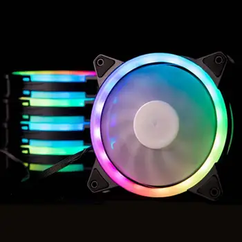Rgb ventilator 120mm 6PINI de la Distanță de Control cu LED-uri RGB Culoare Schimbare Radiator de Răcire Ventilator pentru Calculator Desktop Caz