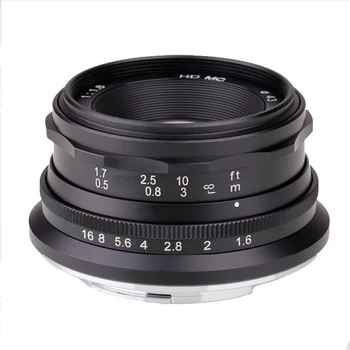 RISESPRAY MINI-35MM F1.6 lentilă aparat de Fotografiat APS-C Manual Obiectiv Fix Pentru Olympus pentru Panasonic M4/3 Camera Fierbinte de Vânzare