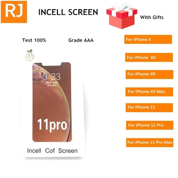 RJ INCELL pentru iPhone X XS XR XS Max 11 Pro tv LCD Display-Inlocuire Ansamblu Digitizer Touch Pantalla