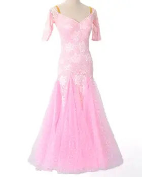 Rochie de bal American buna rochie Nou Standard de Rochii de Bal pentru Femei Maneca Lunga Adult Vals rochie de dantelă W