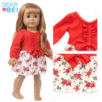 Rochie nouă în primăvara anului 2020 se Potrivesc Pentru American Girl Doll 18 Inch Papusa Haine , Pantofi nu sunt incluse.