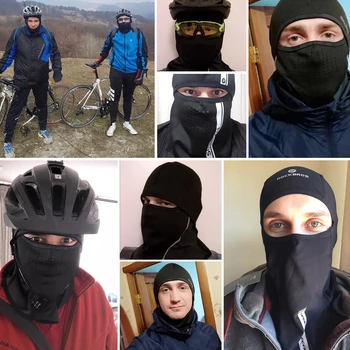 ROCKBROS Iarna Mască de Schi, Ciclism Funcționare Schi de Formare Sport, Masca de Fata Balaclava Vânt Moale Ține de Cald o Jumătate de Masca de Fata