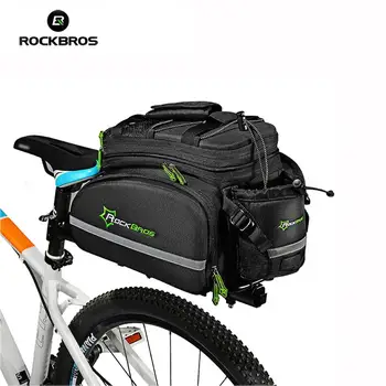 ROCKBROS Sac Bicicletă în aer liber, Ciclism Bicicleta Geanta Multifunctionala Ciclism Cadru Rack Pack Mare Capacitate de Călătorie Accesorii pentru Biciclete
