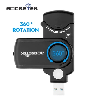Rocketek de înaltă calitate usb 3.0 multi 2-în-1 cititor de card de memorie cu adaptor pentru SD/TF micro SD pentru pc accesorii laptop