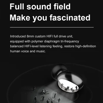 ROCKSTICK TWS Bluetooth 5.0 Muzica Cască Stereo Căști fără Fir În ureche Căști pentru Telefon Inteligent Căști Sport
