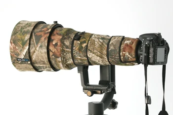 ROLANPRO Obiectiv Haine de Camuflaj Camera Haina husa de Ploaie pentru Nikon AF-S 400mm F2.8G ED VR Obiectiv Caz de Protecție Arme Maneca