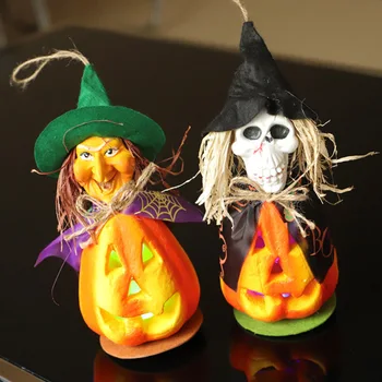 Romanul Halloween Pandantiv Cu Dovleac Craniu Lampa Petrecere Acasă Recuzită Decoratiuni Pentru Casa