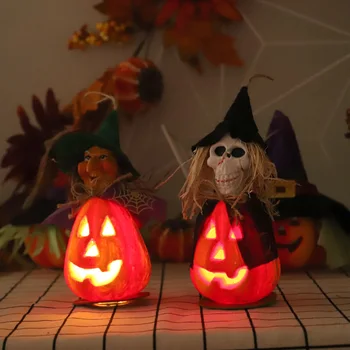 Romanul Halloween Pandantiv Cu Dovleac Craniu Lampa Petrecere Acasă Recuzită Decoratiuni Pentru Casa