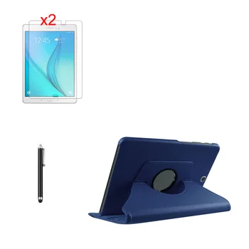 Rotație de 360 de Grade Flip Stand Piele Caz Acoperire+ 2*Filme +Stilou Pentru Samsung Galaxy Tab S2 9.7 T810 T815 SM-T810 SM-T815 T813/819
