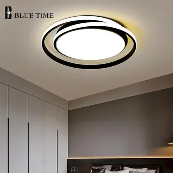Rotund LED Lustre Pentru Dormitor, Sufragerie, Camera de zi Bucatarie Camera de Studiu Tavan Candelabre de Iluminat Acasă Luminarias Aur