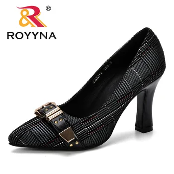 ROYYNA Femei Pompe de Primavara & Toamna Plus Dimensiune 34-43 de Moda Elegant Subliniat de la Picior Birou Doamnelor Tocuri inalte Femei Pantofi la Modă