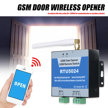 RTU5024 GSM Poarta de Deschidere a Comutatorului Releului de Control de la Distanță Ușa de Acces Wireless Deschizător de Uși de Apel Gratuit 850/900/1800/1900MHz