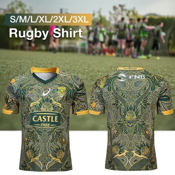 Rugby Tricou Polo Din Africa De Sud Aniversarea Centenarului De Sus Rugby Tricou Polo Din Africa De Sud Aniversarea Centenarului De Sus