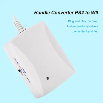 Ruitroliker Controler de Joc Convertor Cablu Adaptor pentru PS2 pentru Wii Port Gamepad conectori