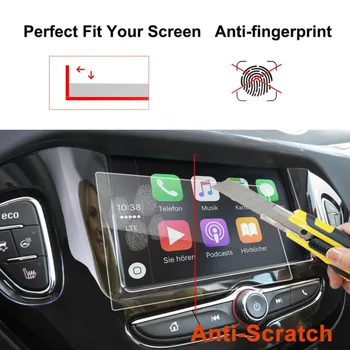 RUIYA Mașină de Navigare Ecran Protector Pentru Zafira IntelliLink R4.0 7-Inch 2017 2018 Centrul Touch Display Auto Autocolante De Interior