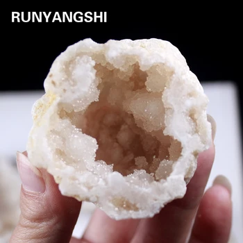 Runyangshi 1 BUC Naturale Agat Pestera de Cristal clar quartz Original Minerale-Specimen Casa Moderna Decor acvariu Piatra de Grădină