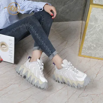 RY-RELAA femei adidași 2020 moda din Piele pantofi albi INS stilul Femei în Dificultate Primăvară Nouă Femei Adidași