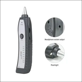 RZ Sârmă Tracker Tester de Cablu de Rețea Cablu de Alimentare Detector de Linie Finder Sârmă de Telefon Tracker de Marcare a Diagnostica Ton Instrumente
